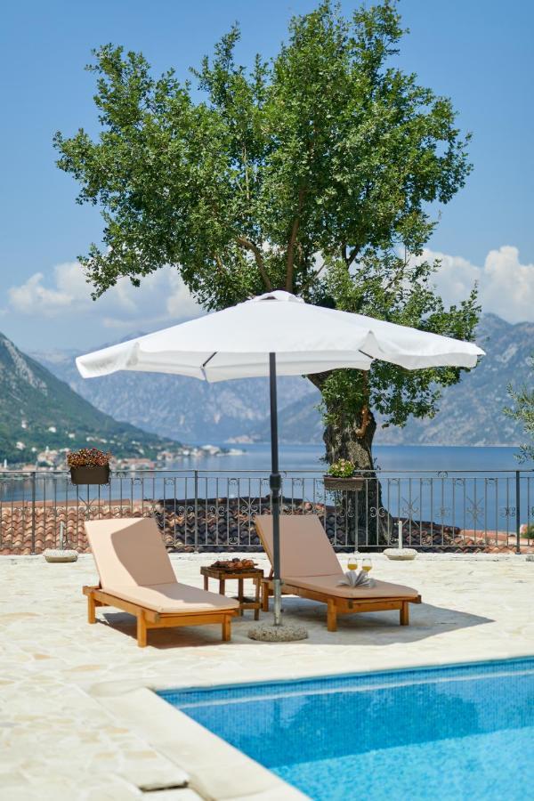 Our Sunset Apartments With Pool And Sea View Kotor Exterior foto
